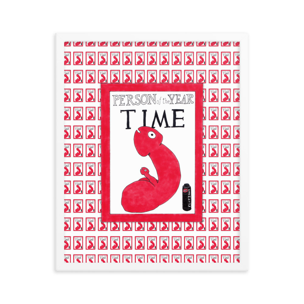 "Time Magazine" framed poster