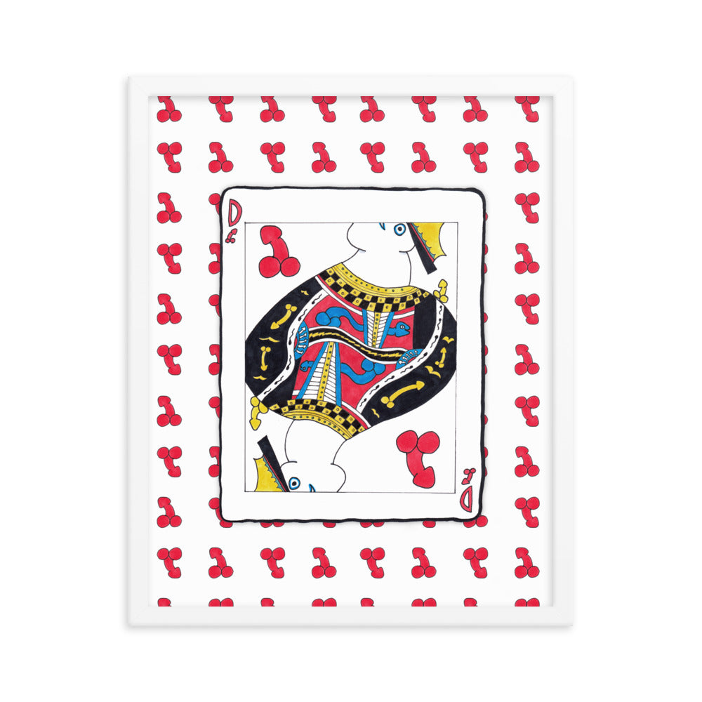 "Playing Card" framed poster