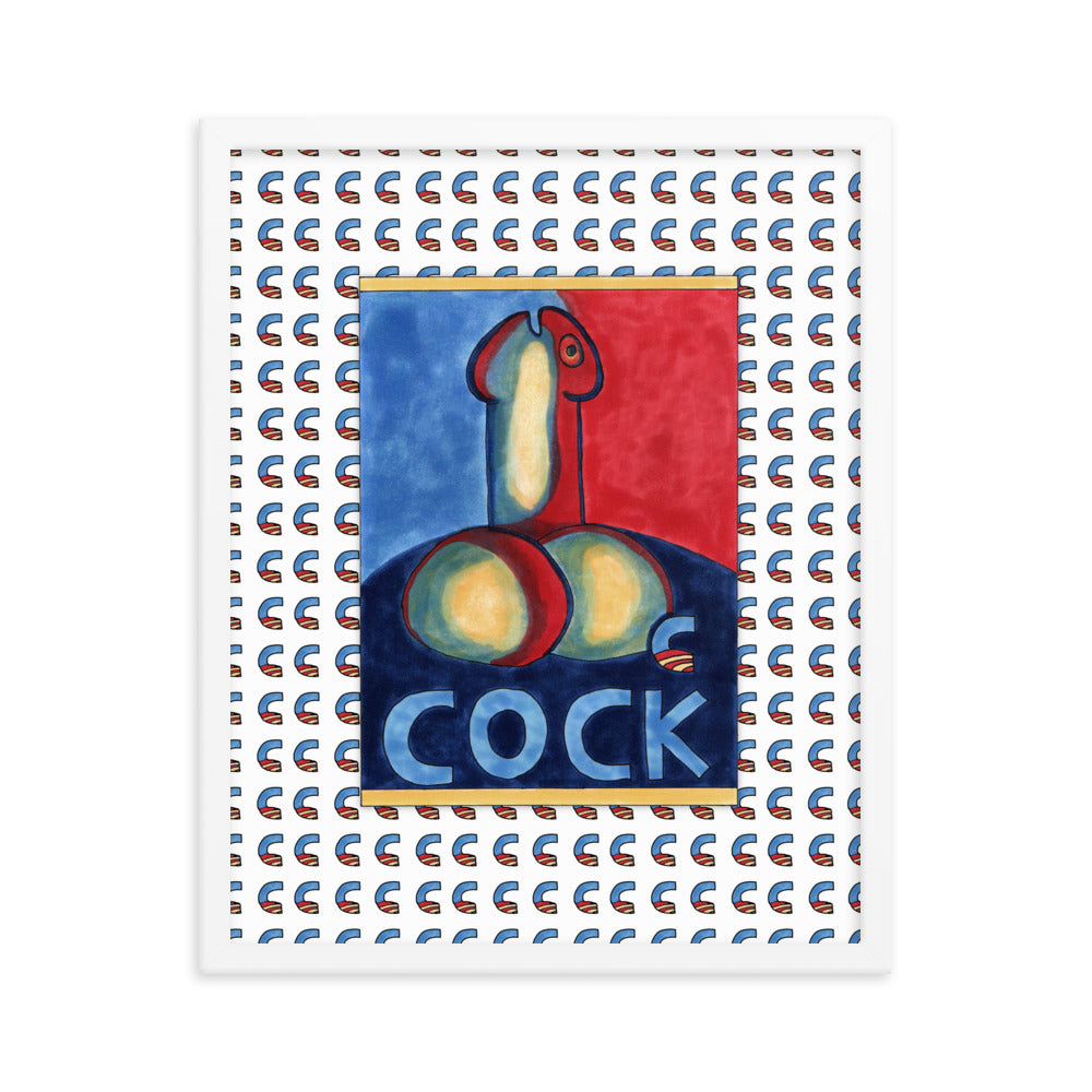 "Hope" framed poster