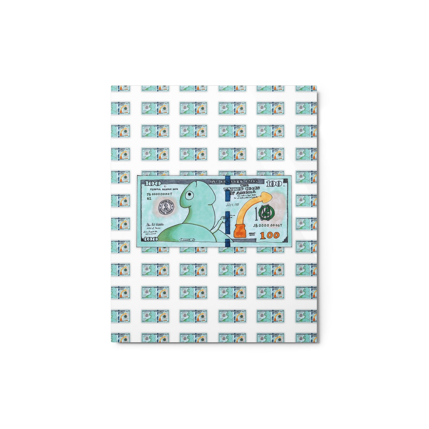 "All About the Benjamins" metal print