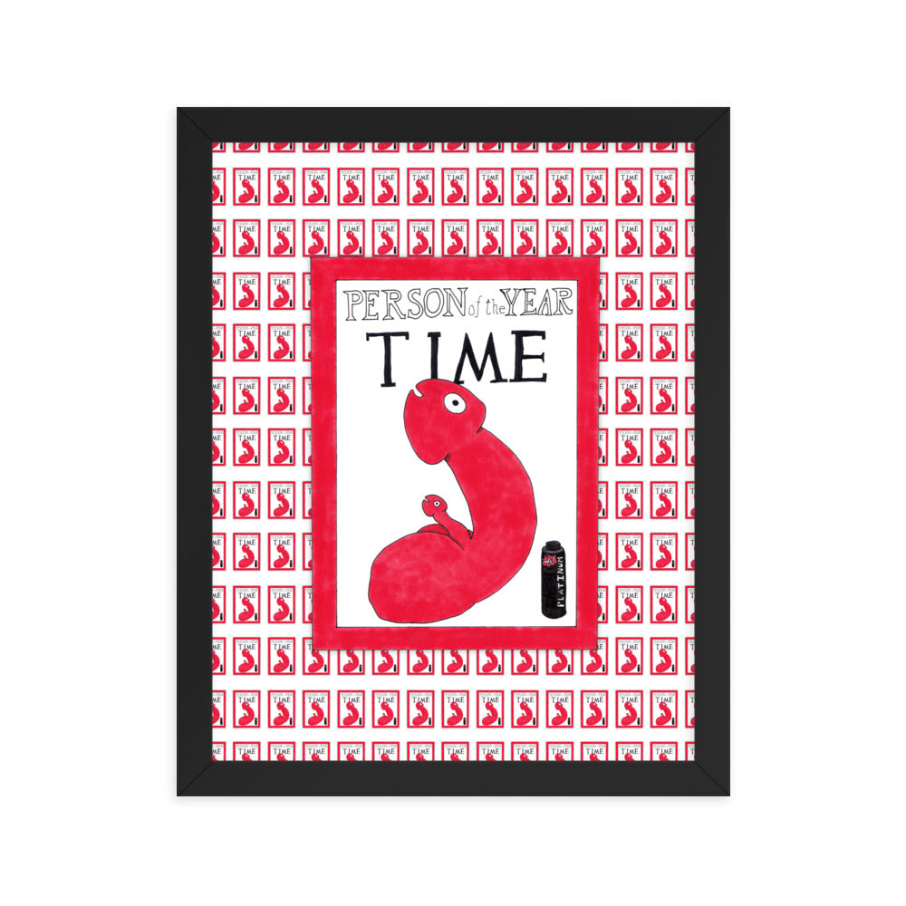 "Time Magazine" framed poster