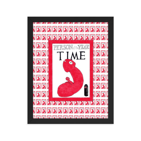 "Time Magazine" framed poster