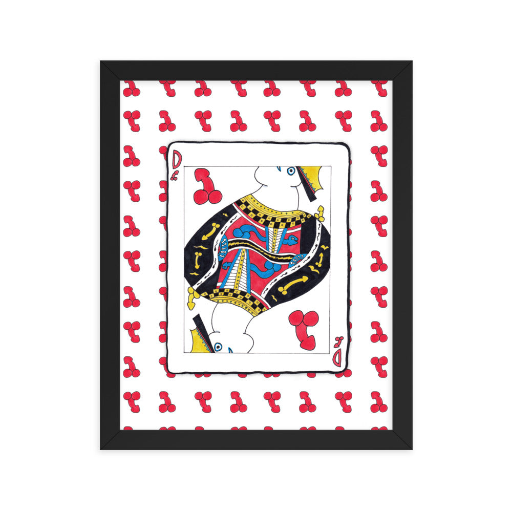 "Playing Card" framed poster