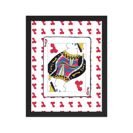 "Playing Card" framed poster