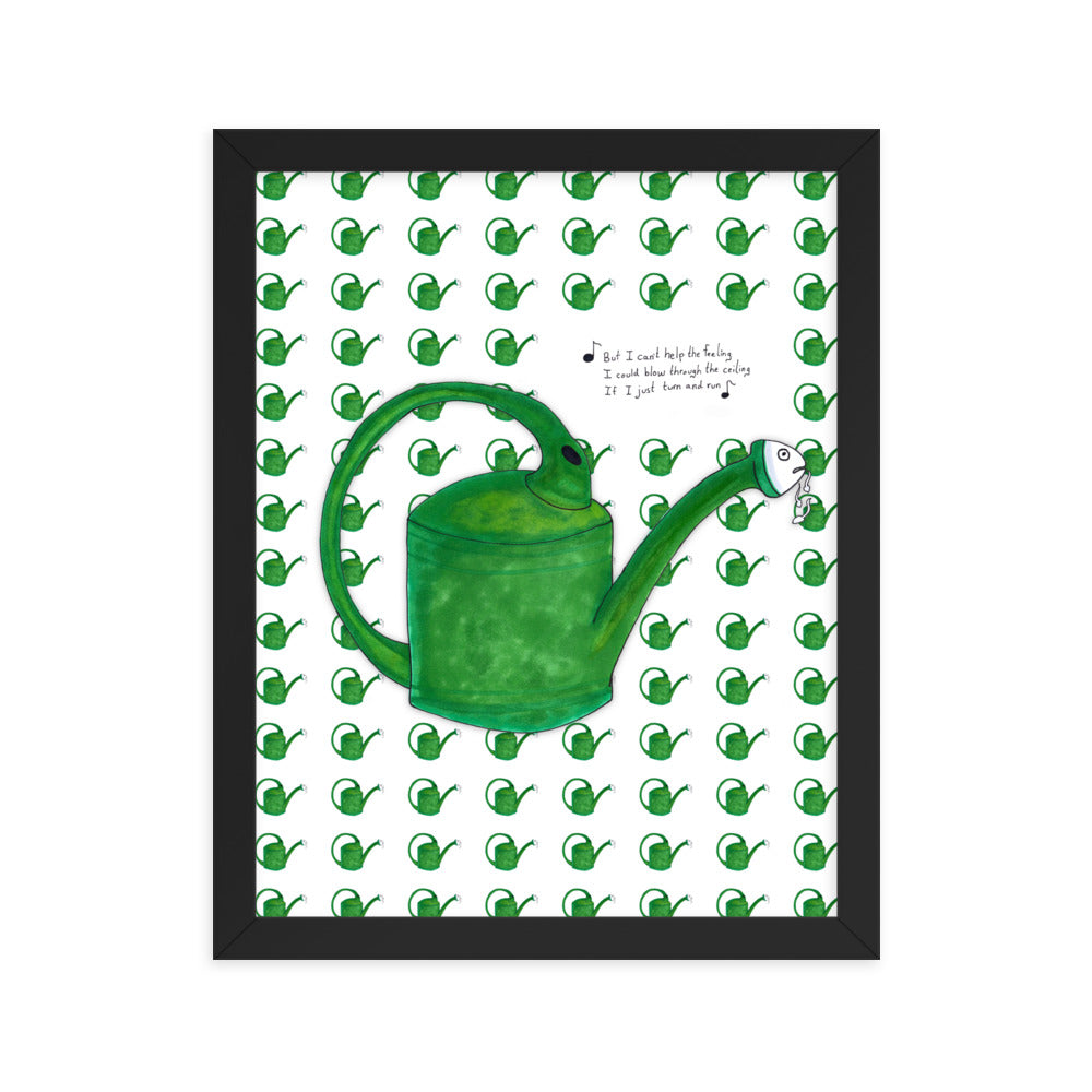 "Fake Plastic Trees" framed poster