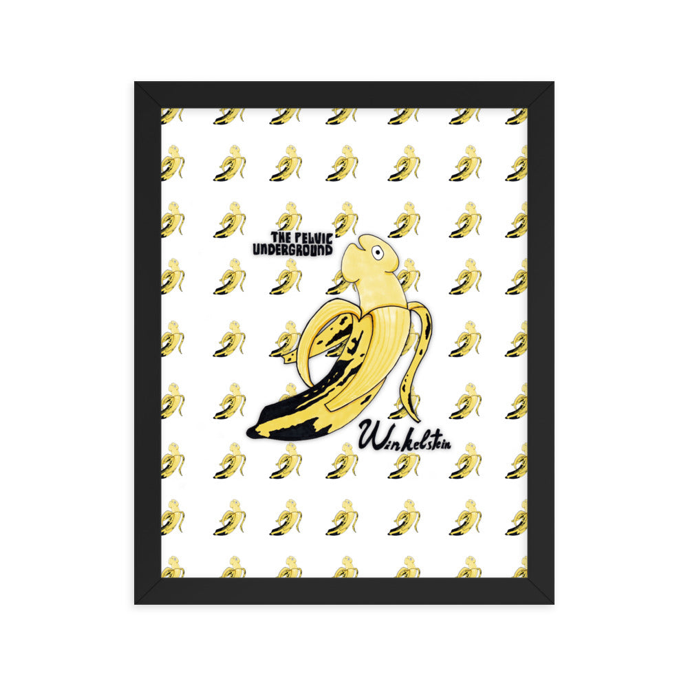 "The Pelvic Underground" framed poster