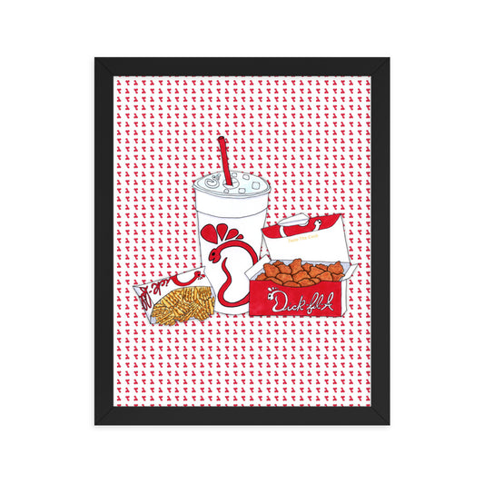 "Dick-fil-A" framed poster