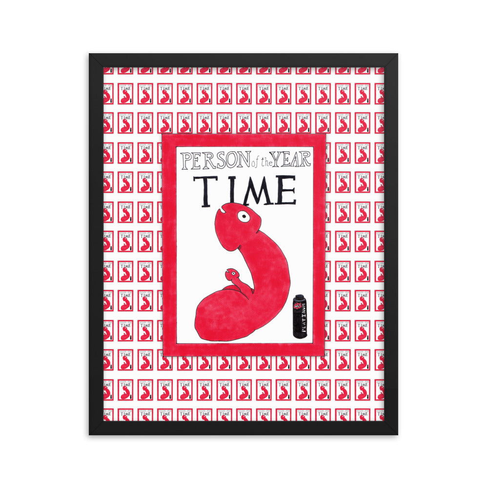 "Time Magazine" framed poster