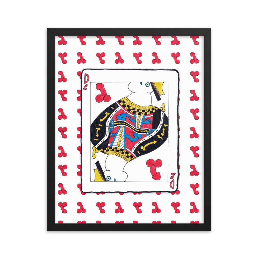 "Playing Card" framed poster