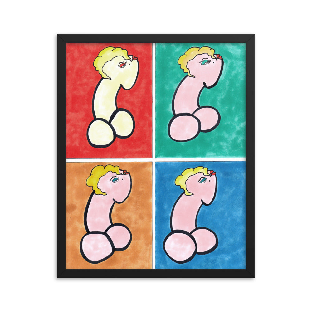 "Marilyn" framed poster