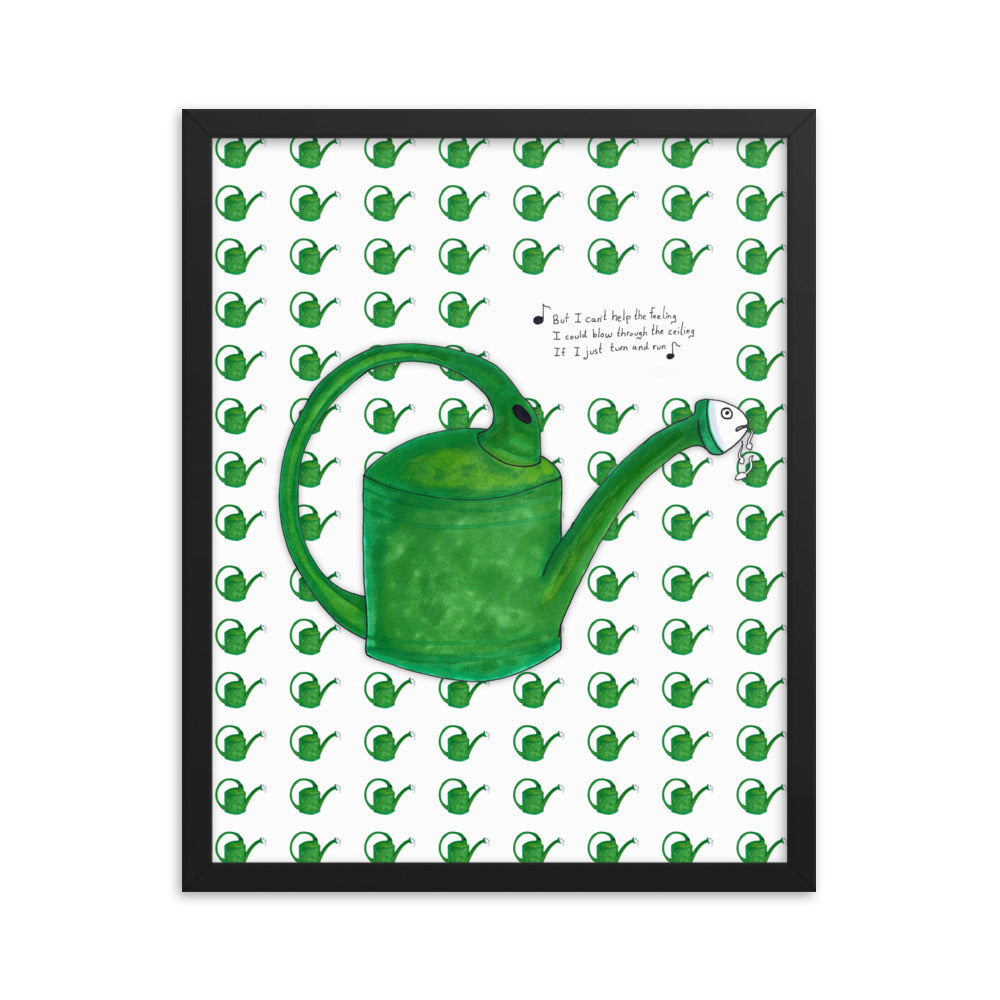 "Fake Plastic Trees" framed poster