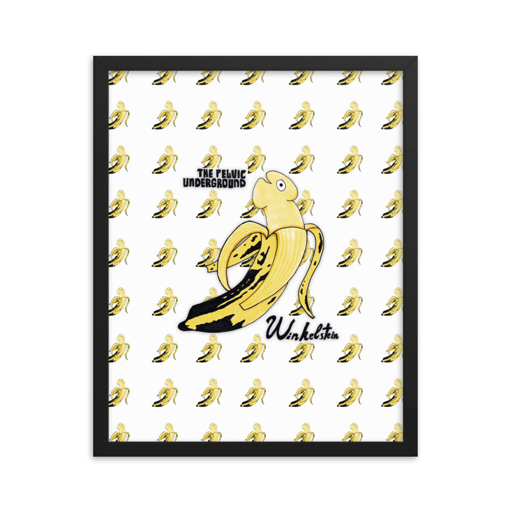 "The Pelvic Underground" framed poster