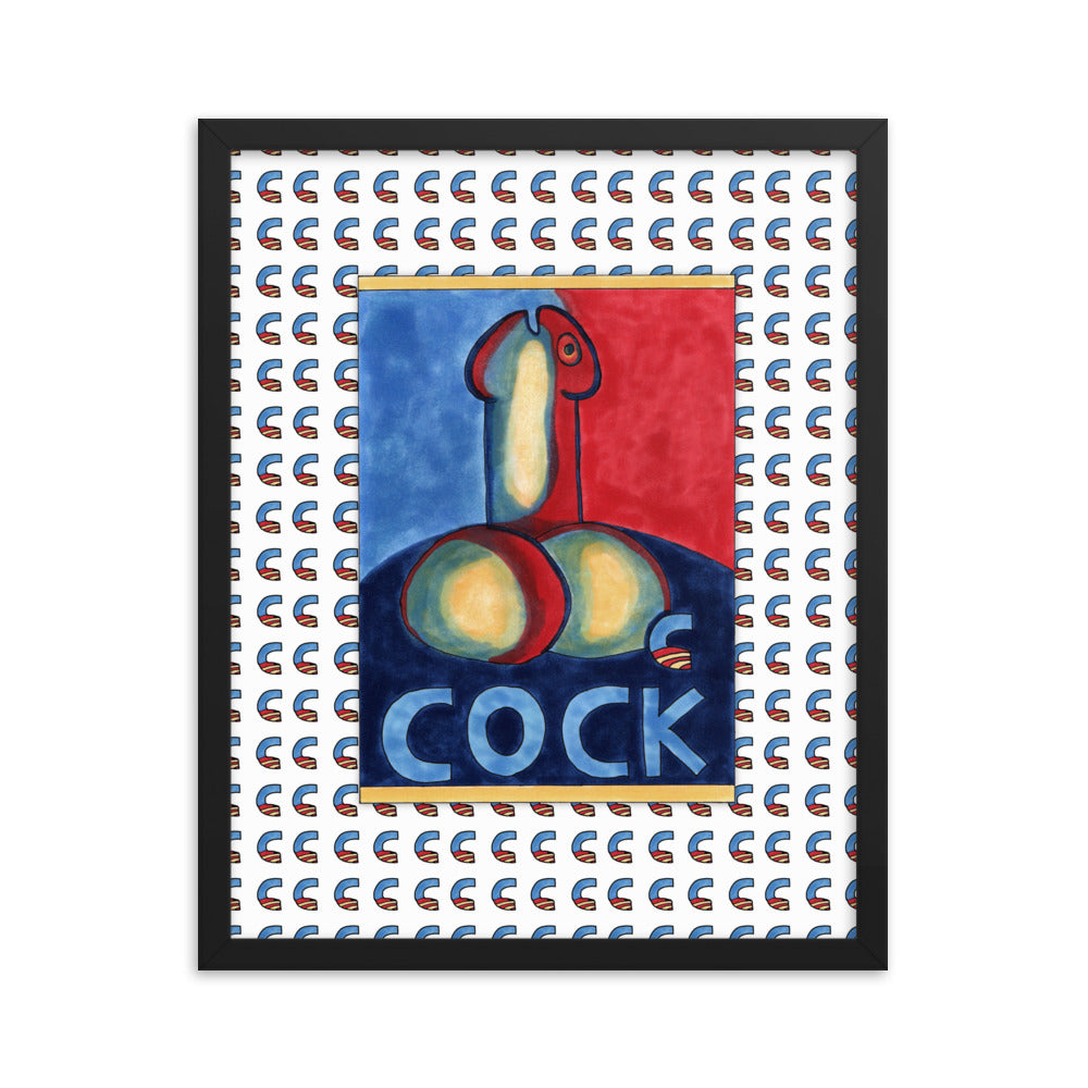 "Hope" framed poster