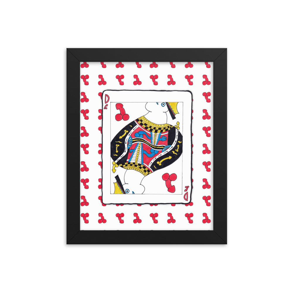 "Playing Card" framed poster