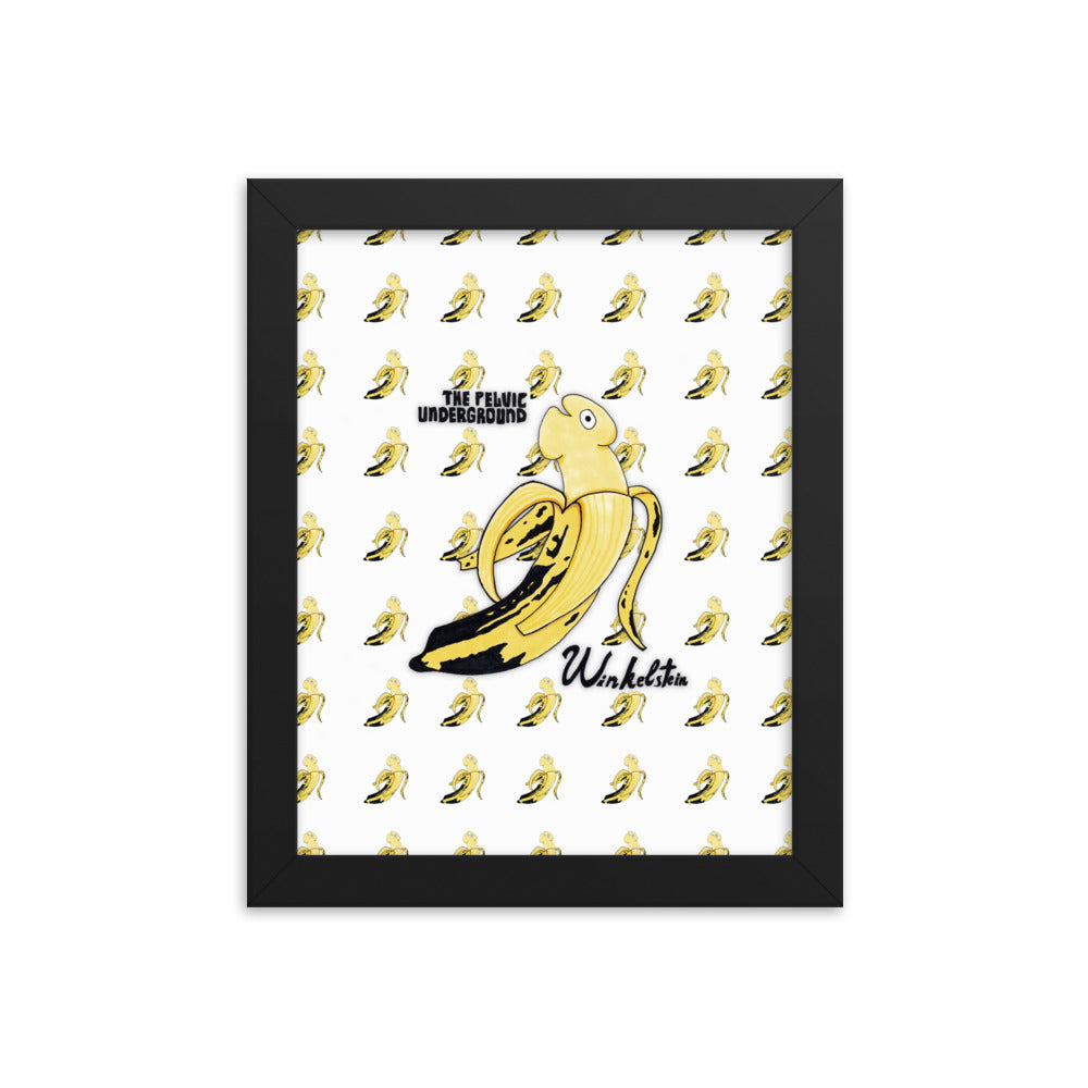 "The Pelvic Underground" framed poster