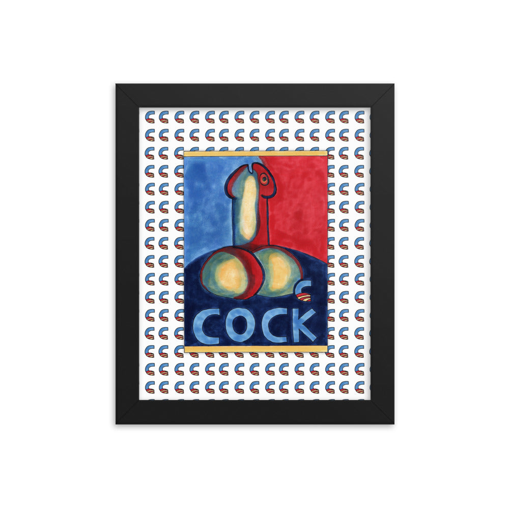 "Hope" framed poster