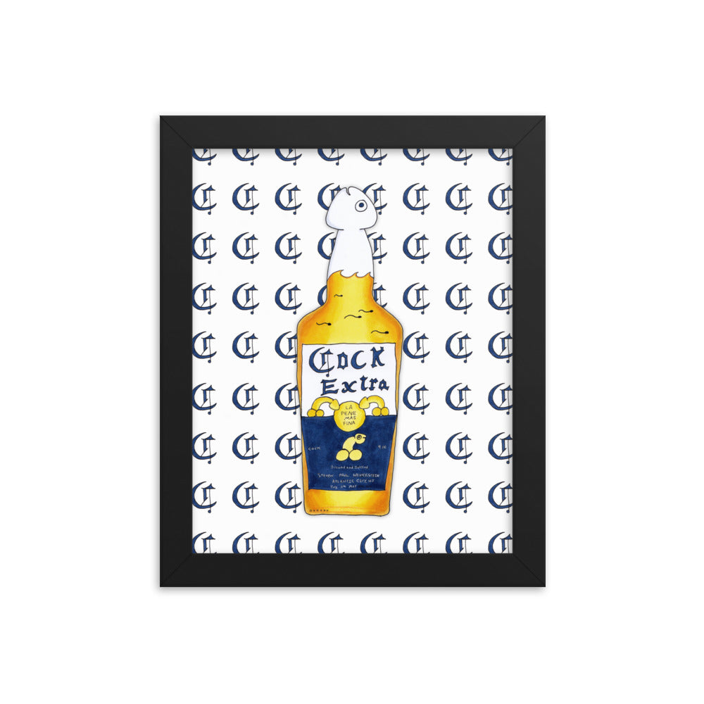 "La Pene Mas Fina" framed poster