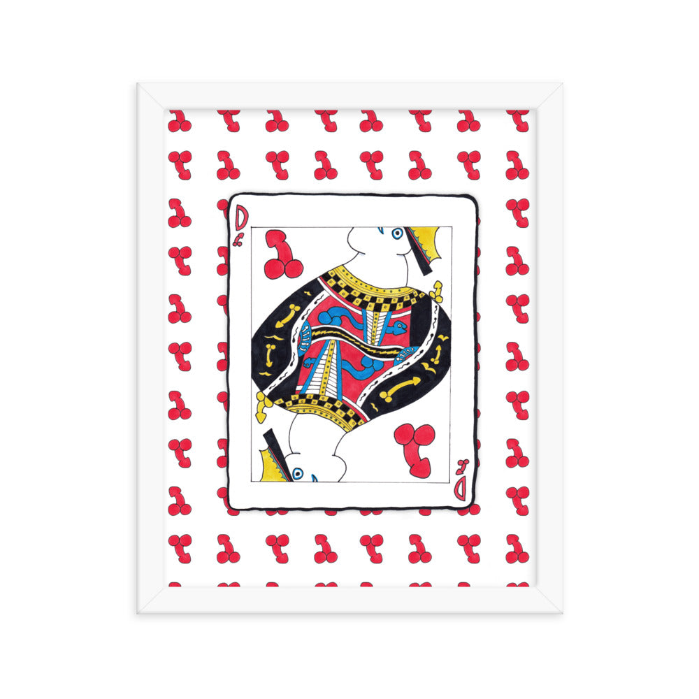 "Playing Card" framed poster