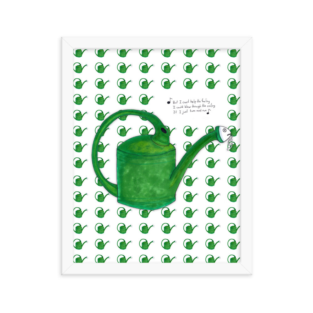 "Fake Plastic Trees" framed poster