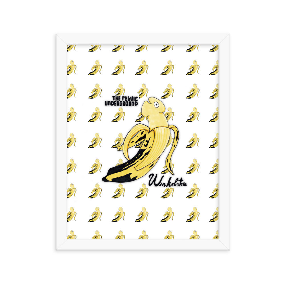 "The Pelvic Underground" framed poster