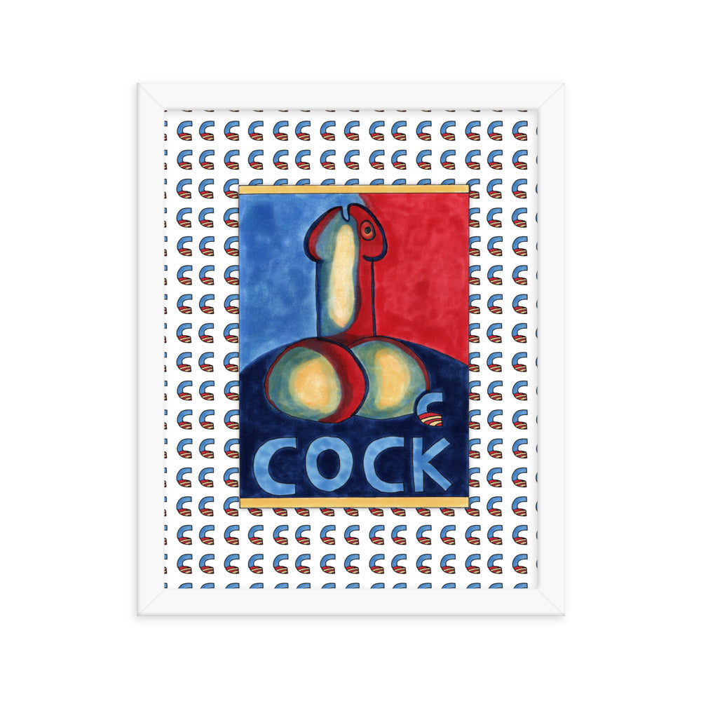 "Hope" framed poster