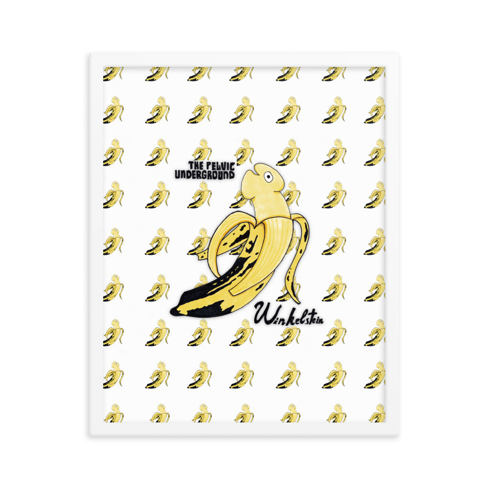 "The Pelvic Underground" framed poster