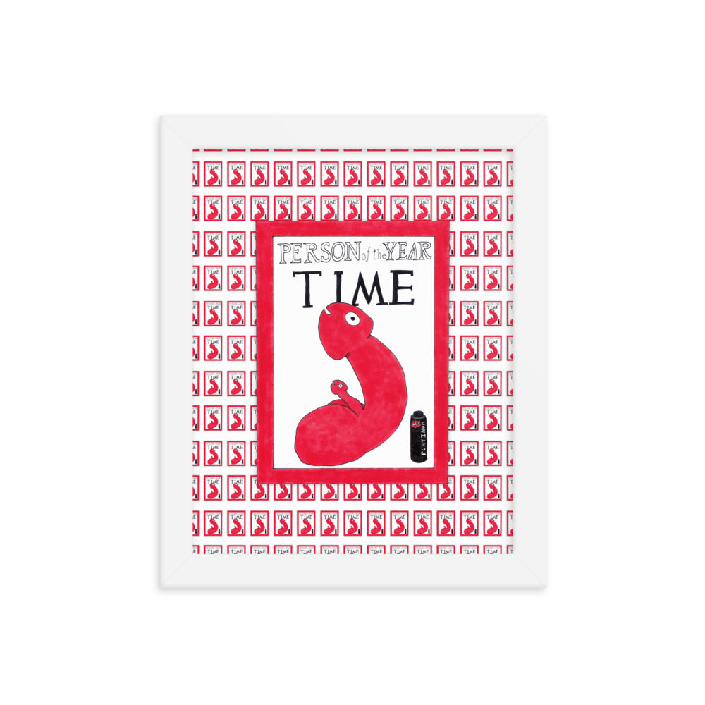 "Time Magazine" framed poster
