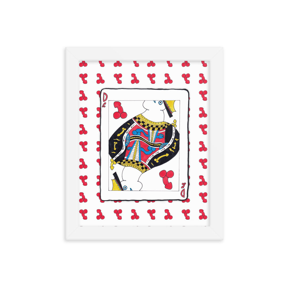"Playing Card" framed poster