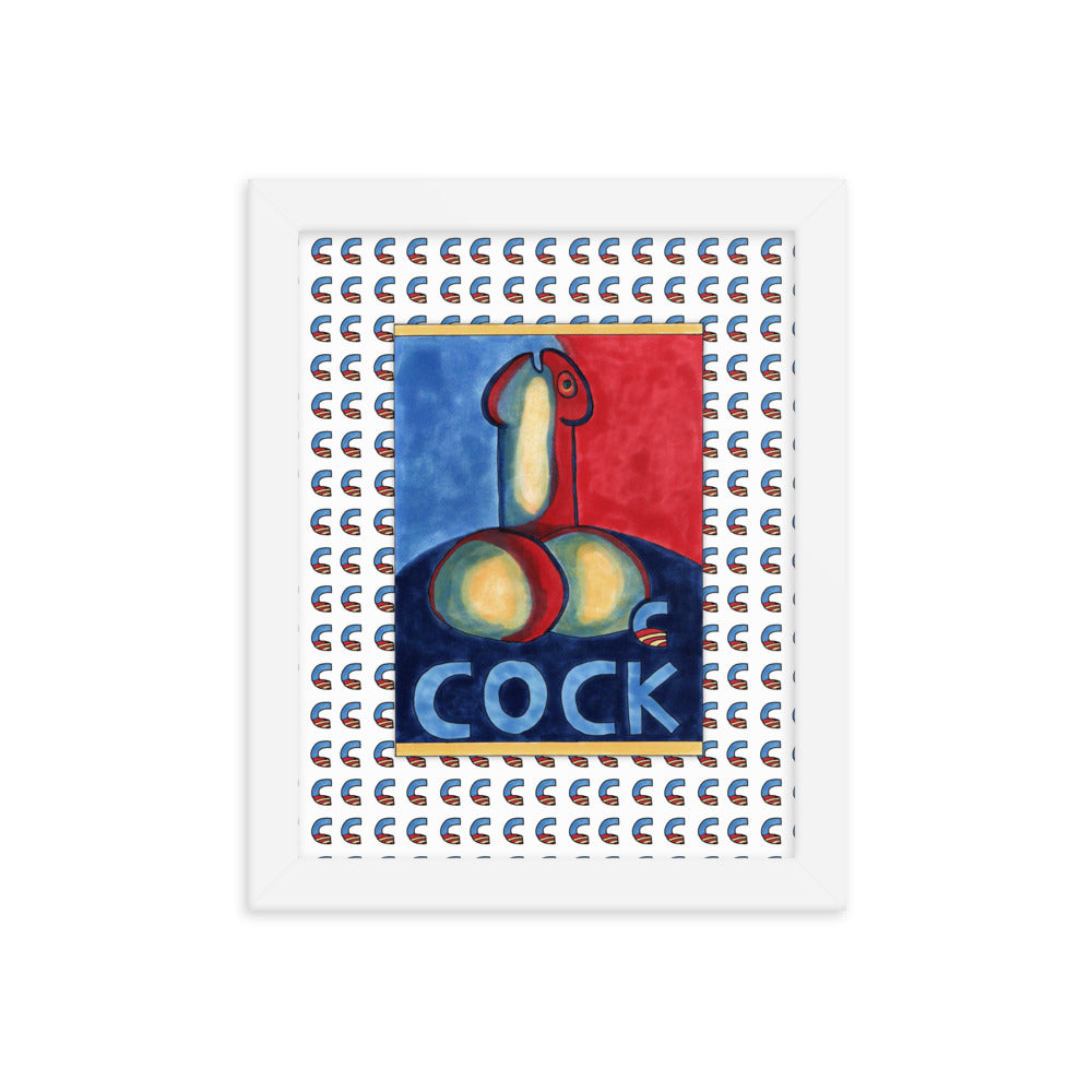 "Hope" framed poster