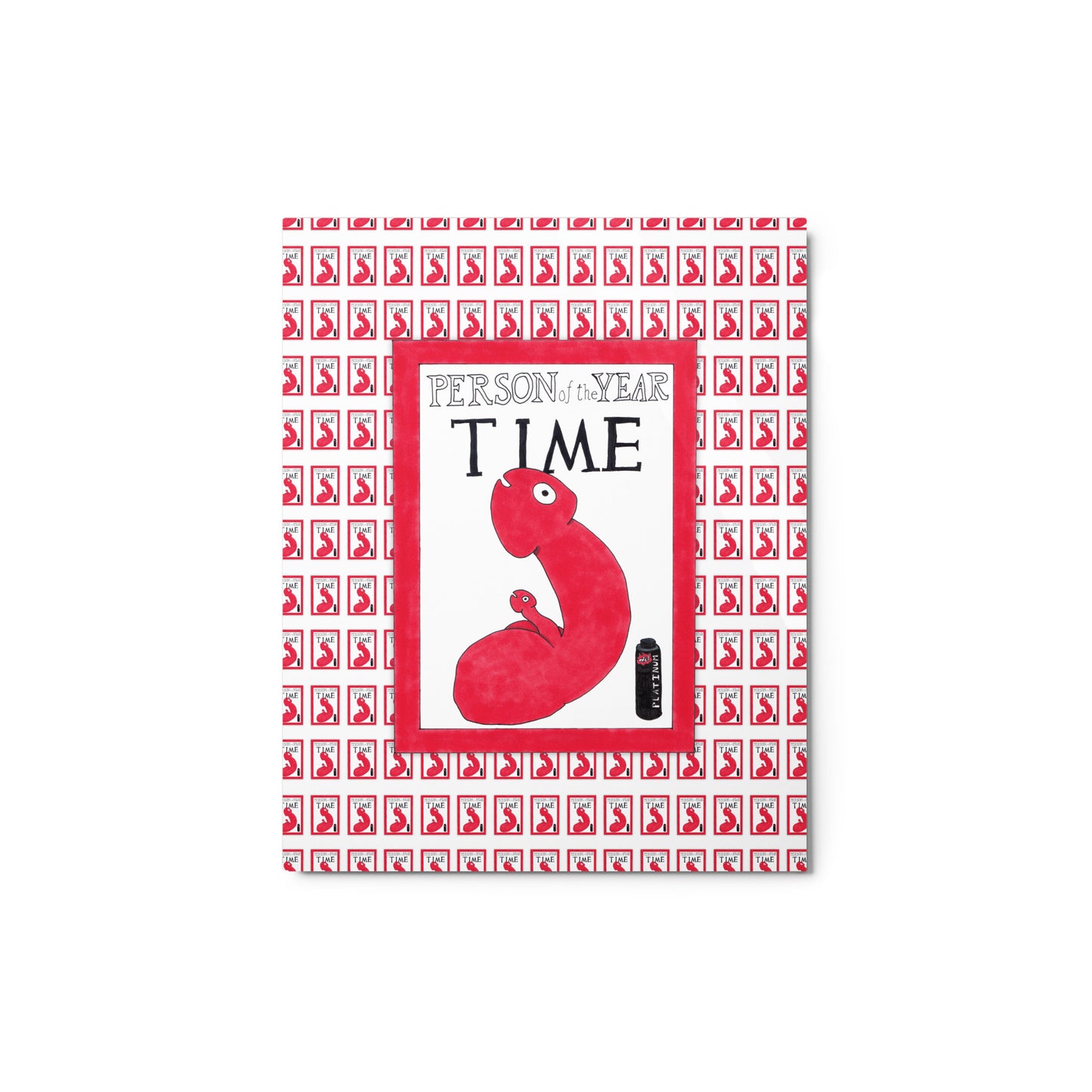 "Time Magazine" metal print
