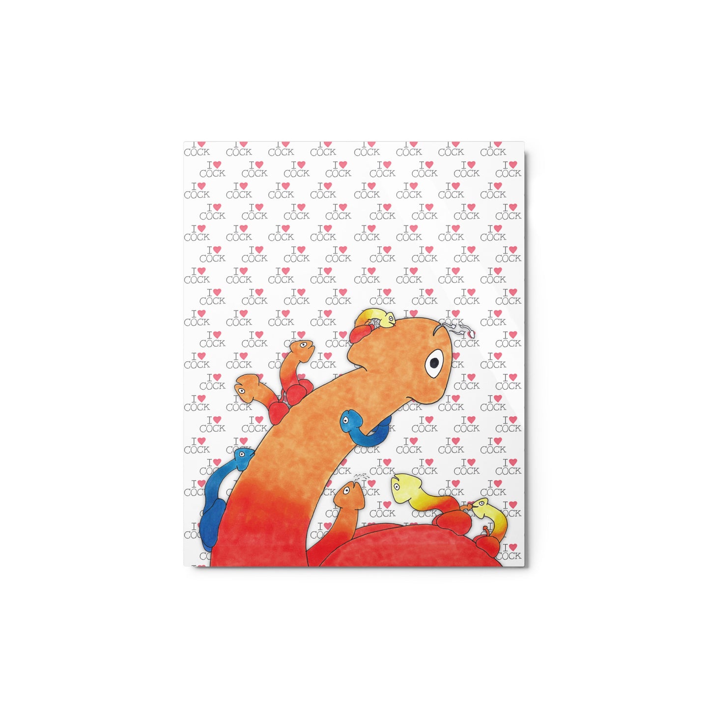 "Lickapalooza" metal print