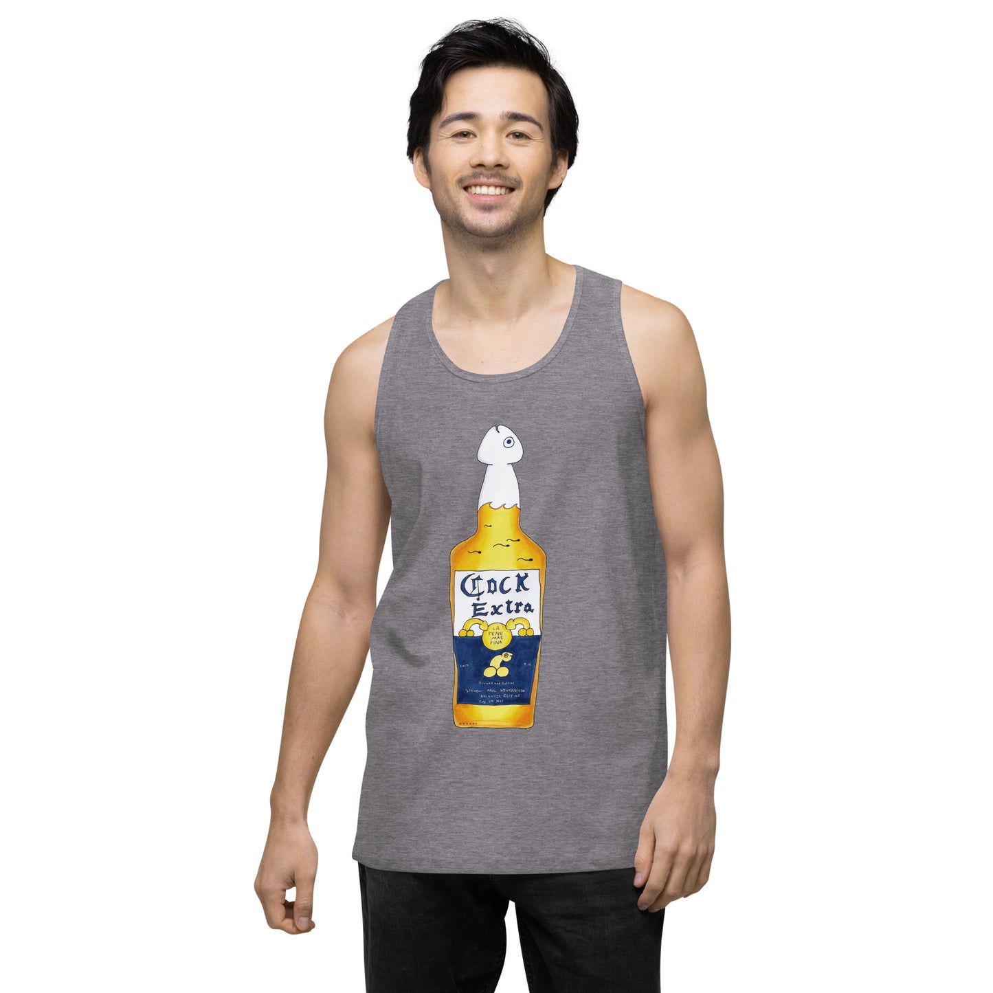 "La Pene Mas Fina" Men’s premium tank top