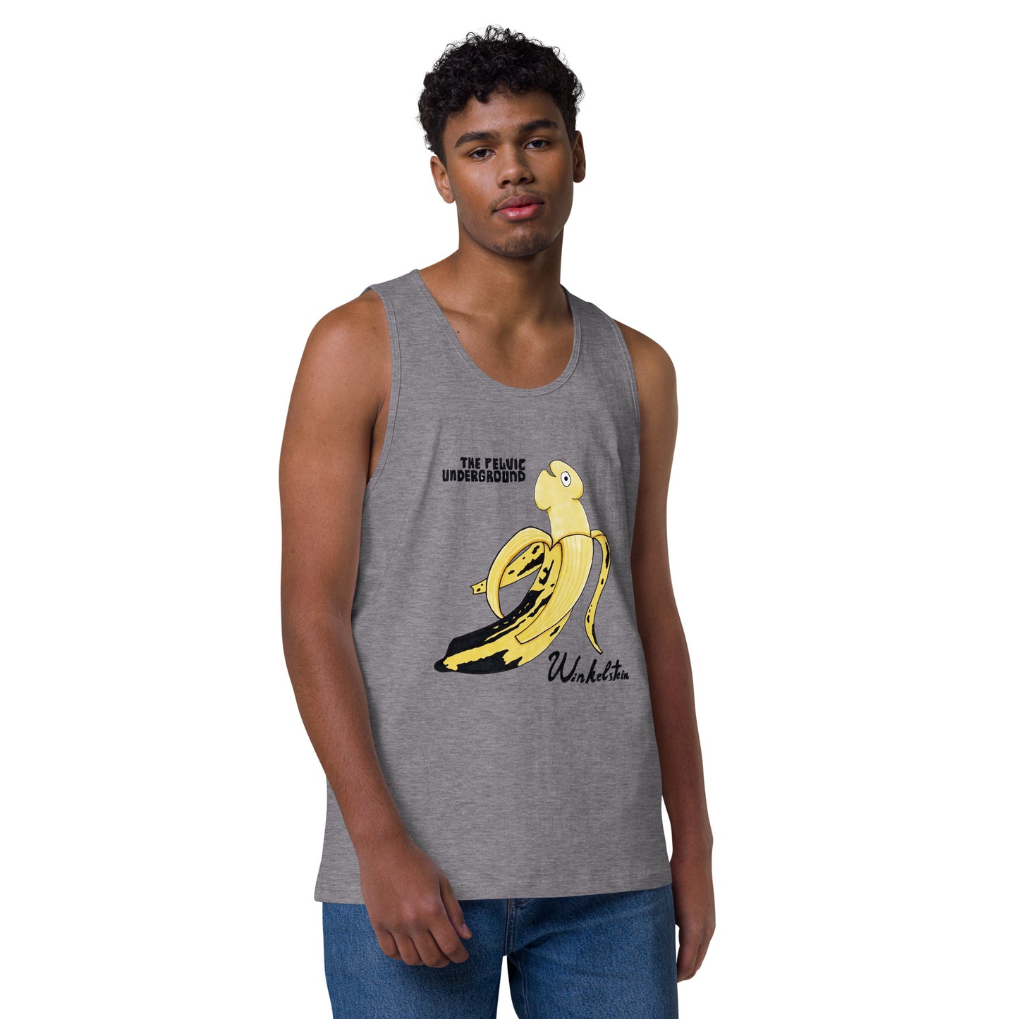 "The Pelvic Underground" Men’s premium tank top