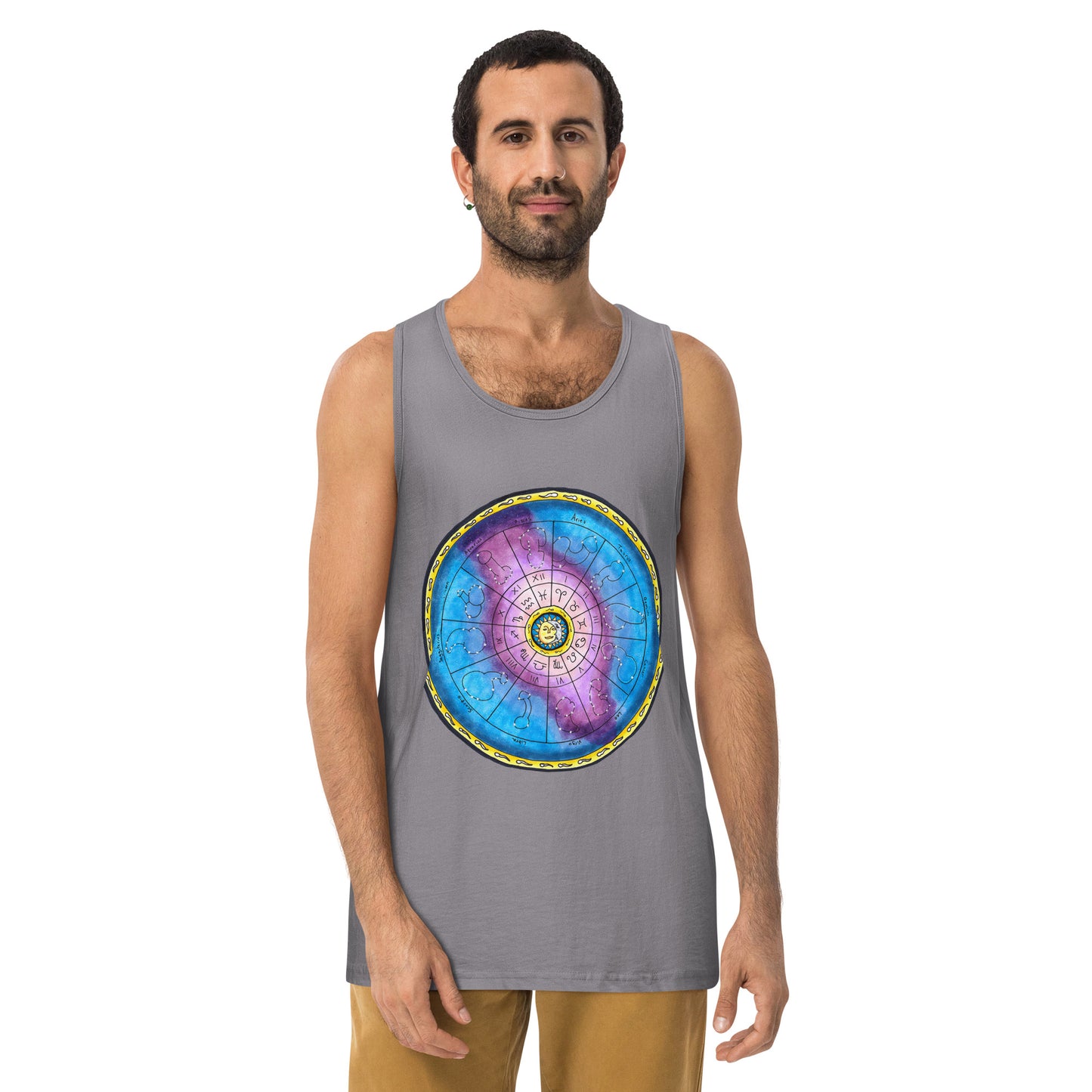 "Zodiac Wheel" Men’s premium tank top