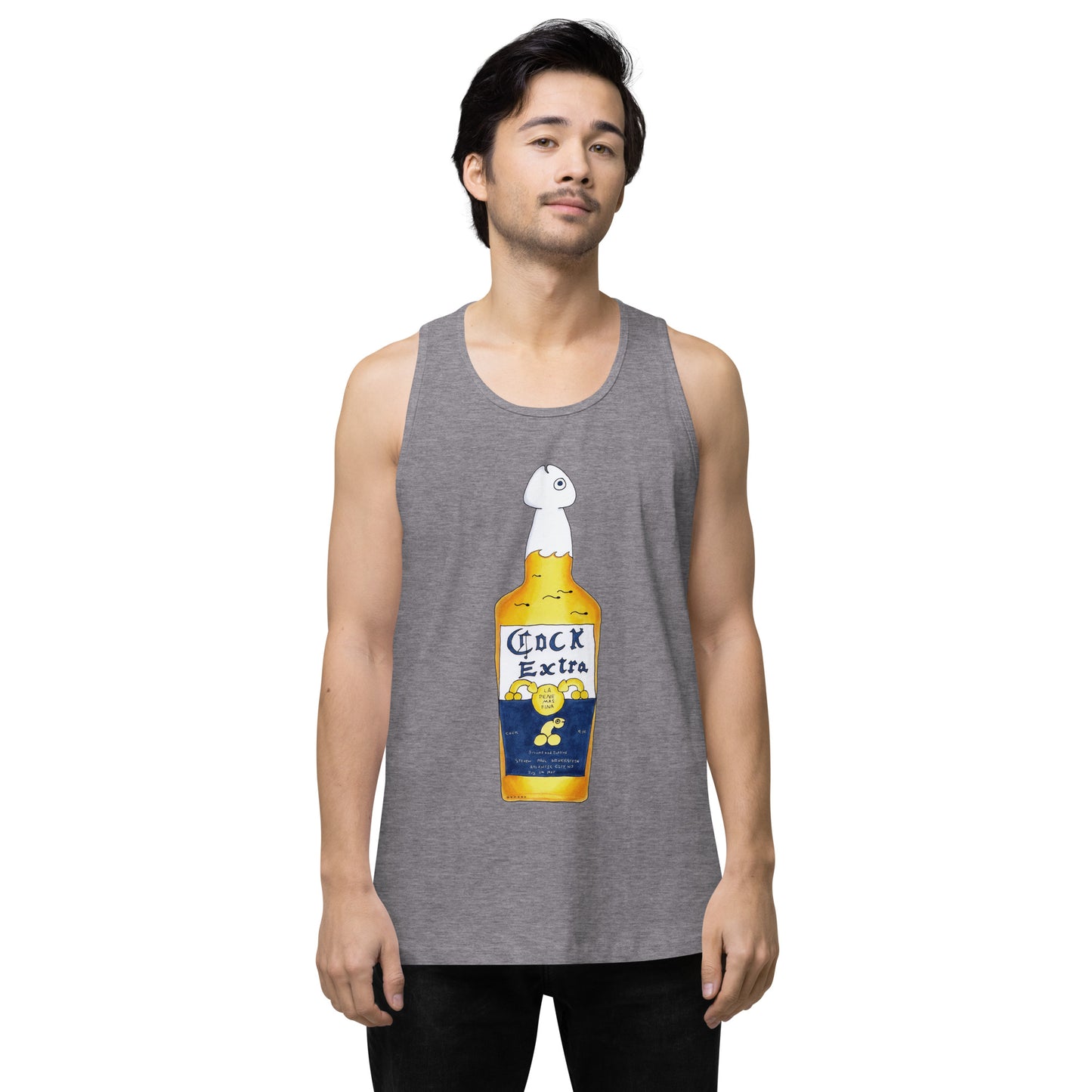 "La Pene Mas Fina" Men’s premium tank top