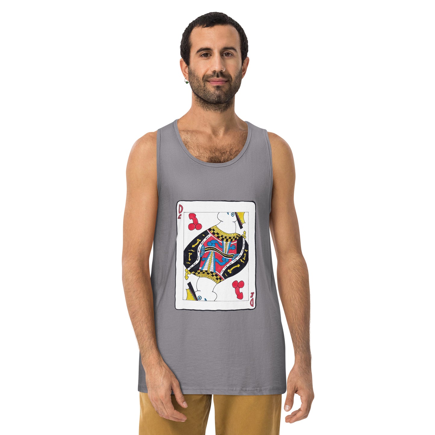"Playing Card" Men’s premium tank top