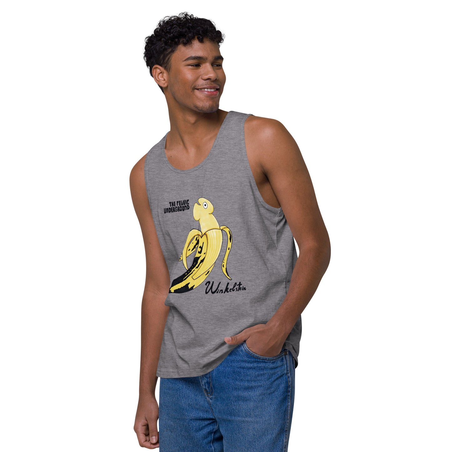 "The Pelvic Underground" Men’s premium tank top
