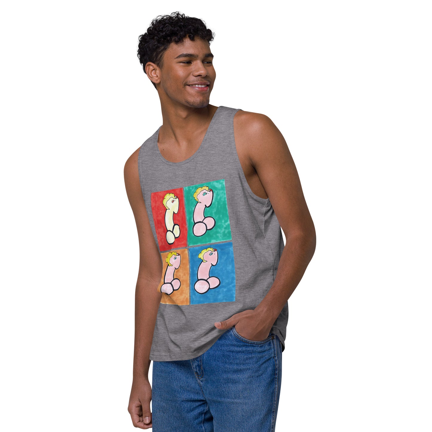 "Marilyn" Men’s premium tank top