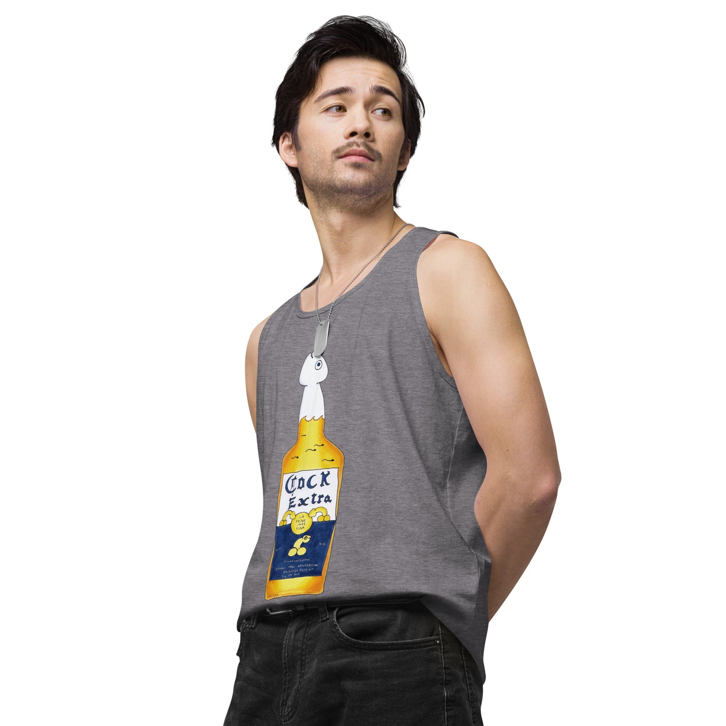 "La Pene Mas Fina" Men’s premium tank top