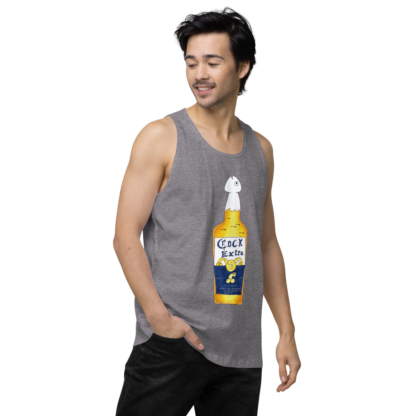 "La Pene Mas Fina" Men’s premium tank top