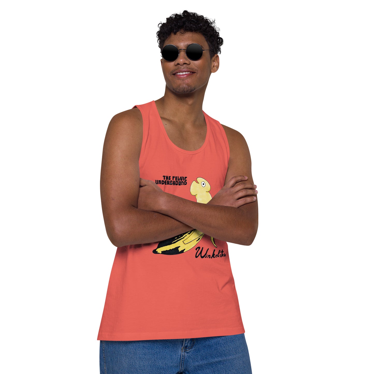 "The Pelvic Underground" Men’s premium tank top