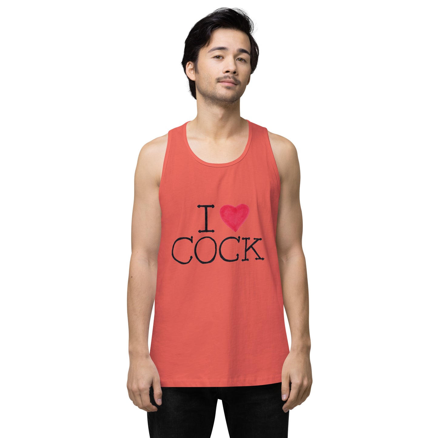 "I <3 Cock" Men’s premium tank top