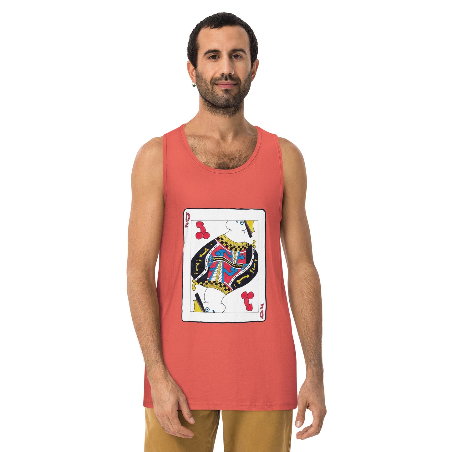 "Playing Card" Men’s premium tank top