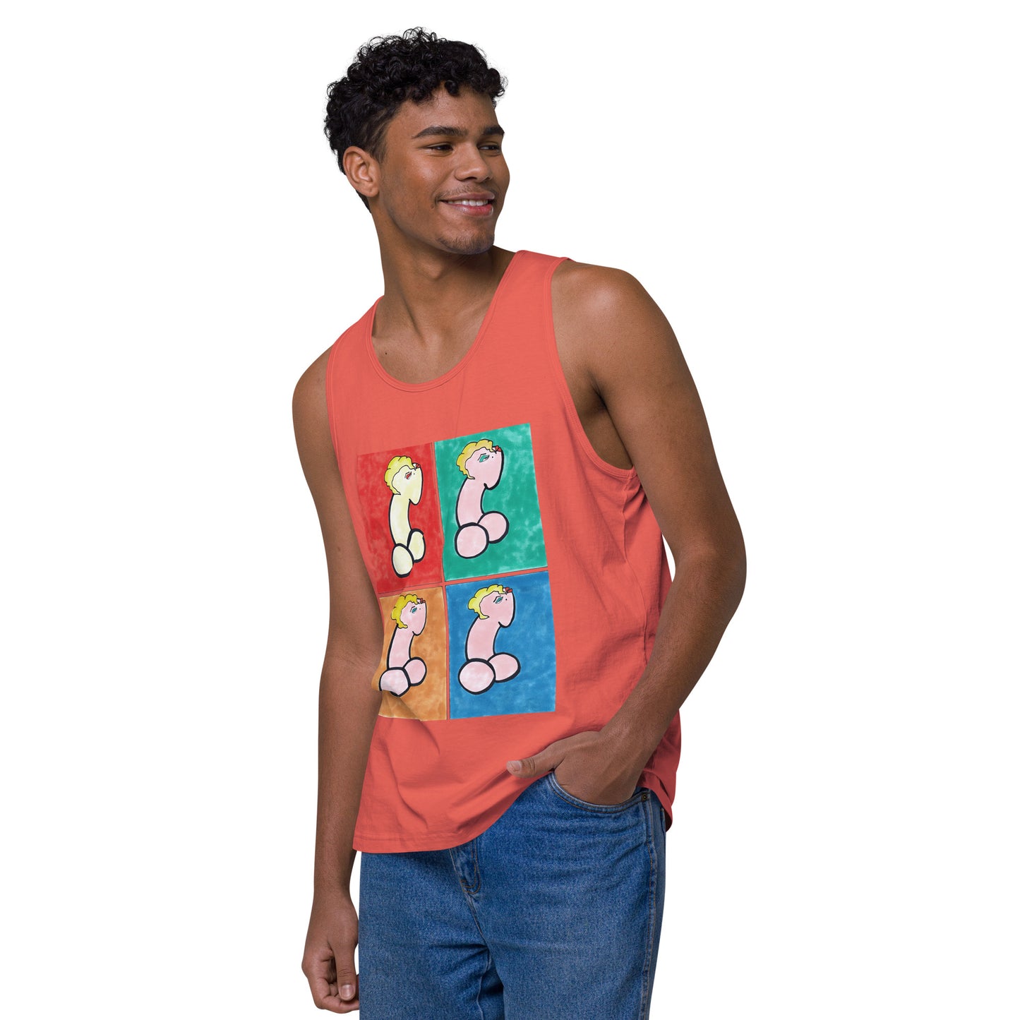 "Marilyn" Men’s premium tank top