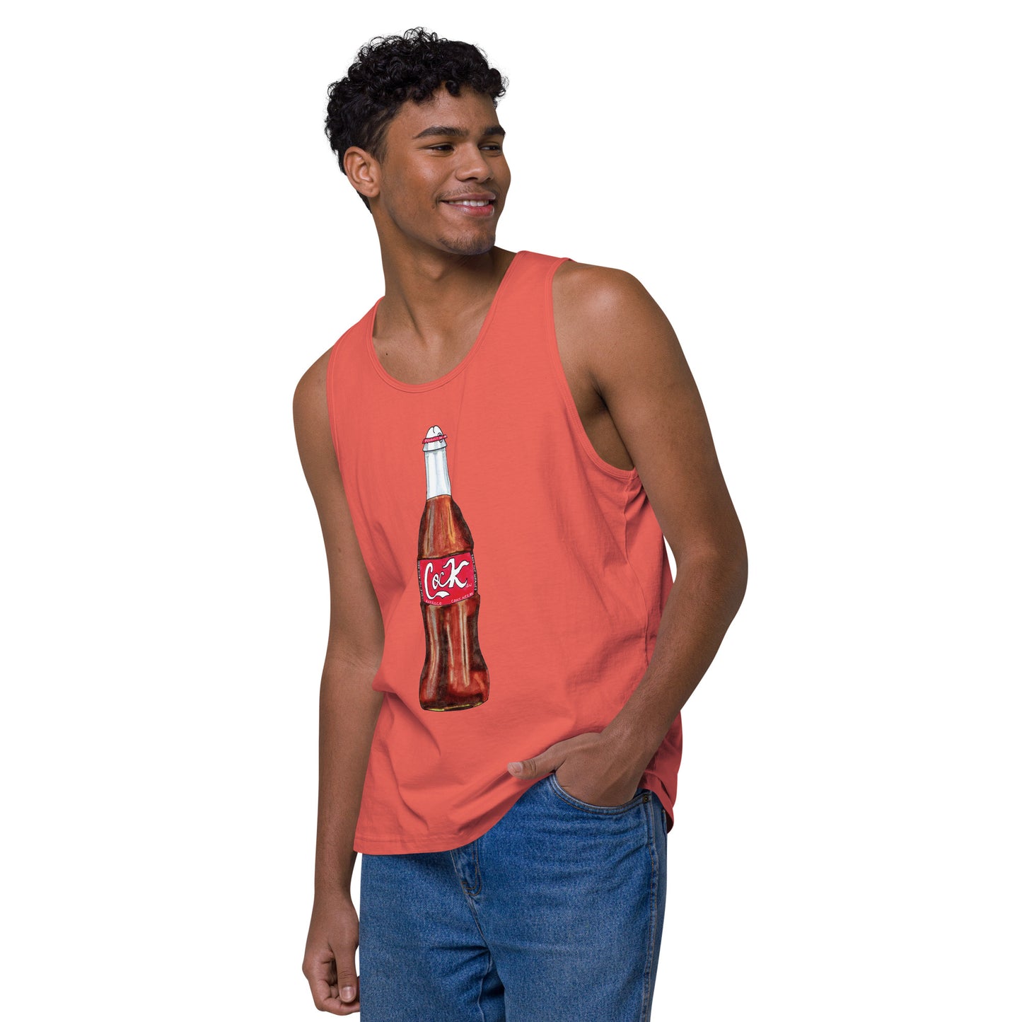 "Coke" Men’s premium tank top