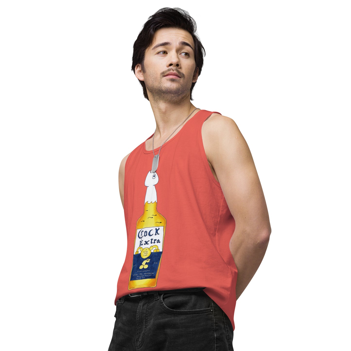 "La Pene Mas Fina" Men’s premium tank top