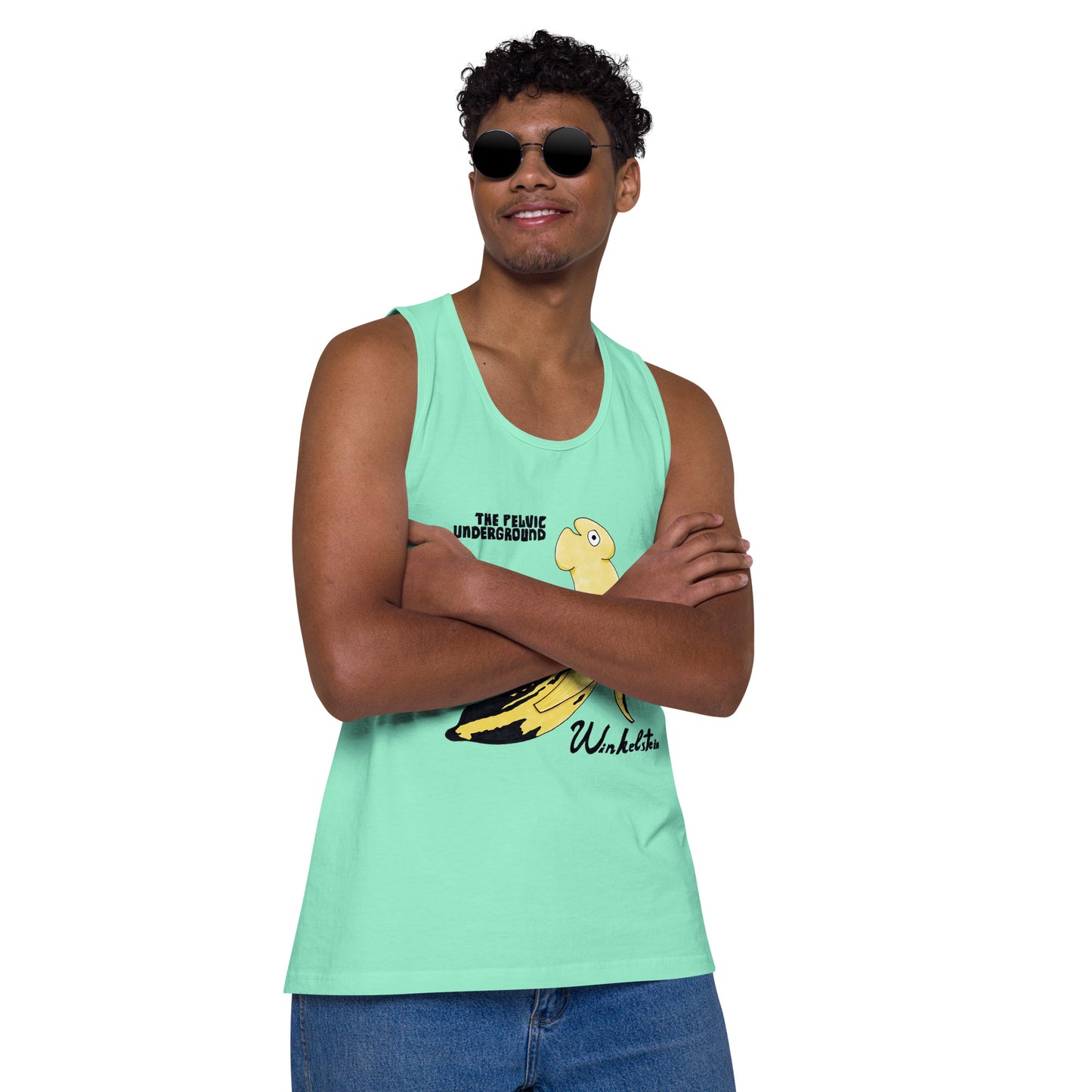 "The Pelvic Underground" Men’s premium tank top