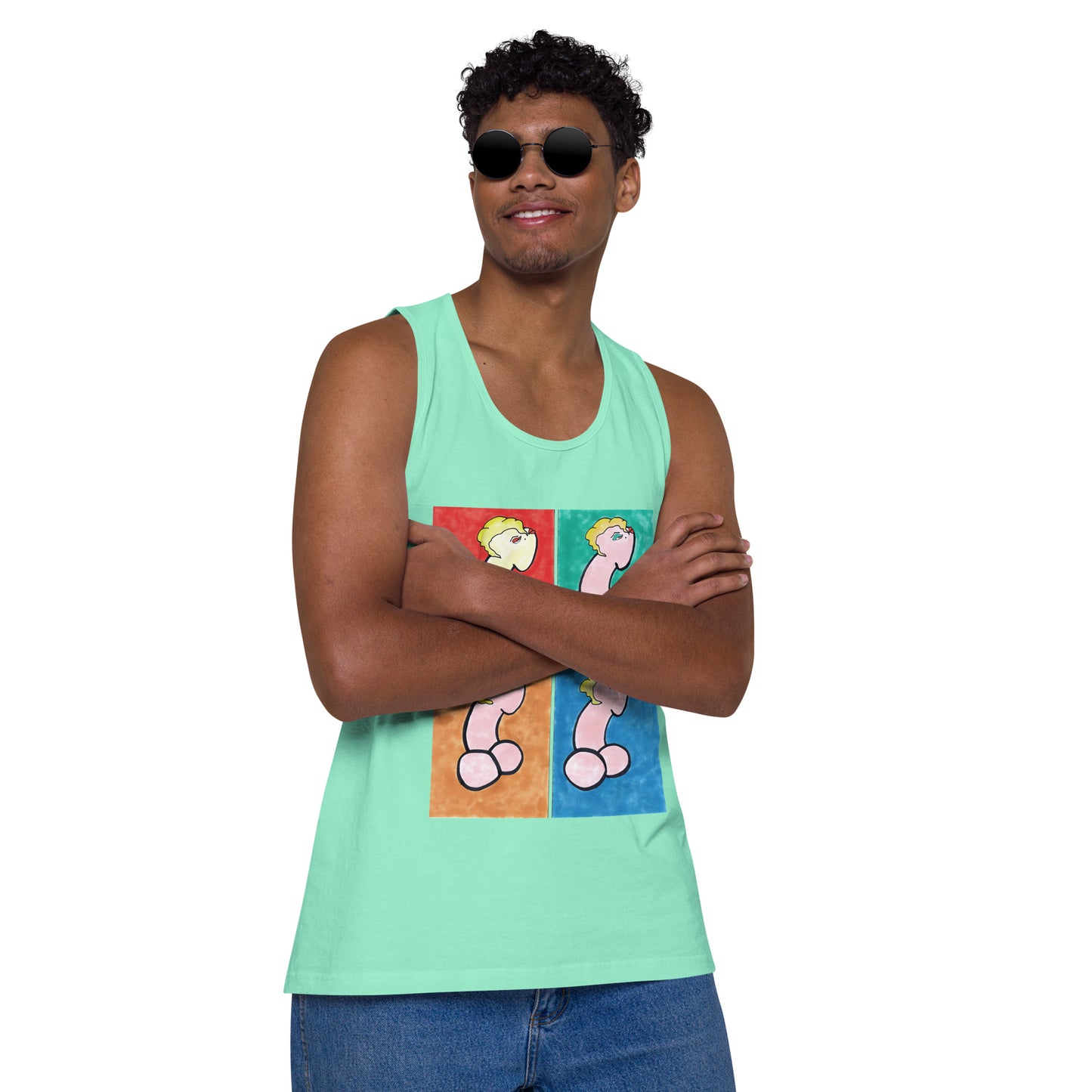 "Marilyn" Men’s premium tank top