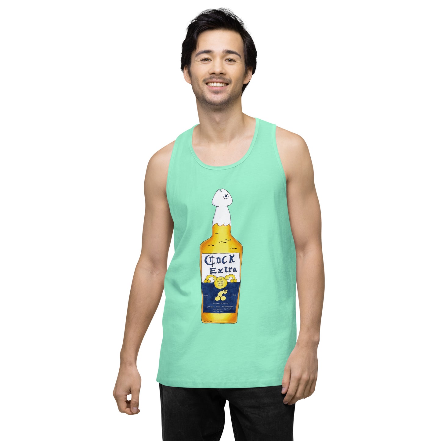 "La Pene Mas Fina" Men’s premium tank top