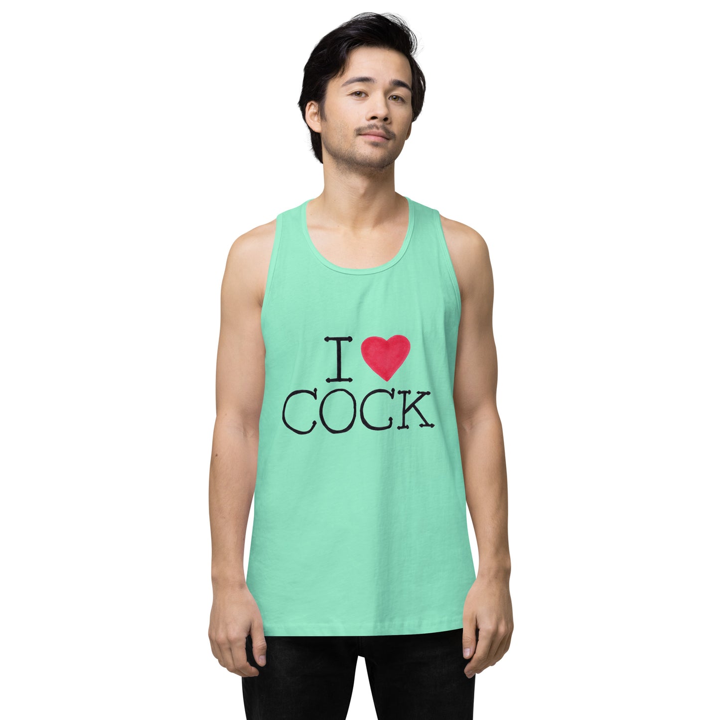 "I <3 Cock" Men’s premium tank top